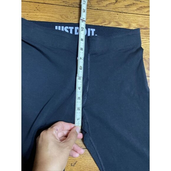 Nike NSW Metallic GX Leggings with Gold Nike and Swoosh Logos - Size Small - Picture 5 of 9
